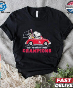 Official Los Angeles Dodgers x Snoopy 2024 World Series Champions T Shirt