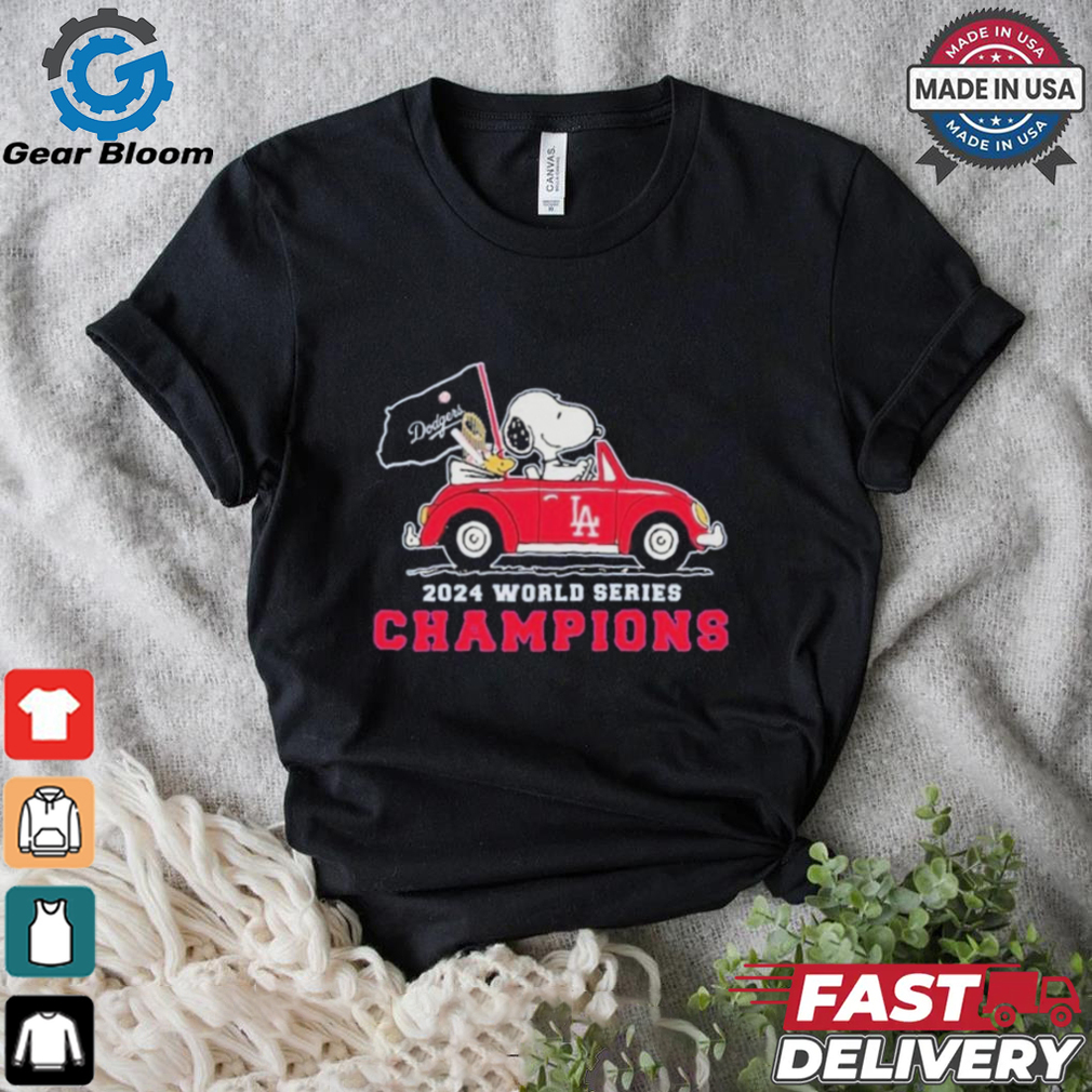 Official Los Angeles Dodgers x Snoopy 2024 World Series Champions T Shirt Official Los Angeles Dodgers x Snoopy 2024 World Series Champions T Shirt