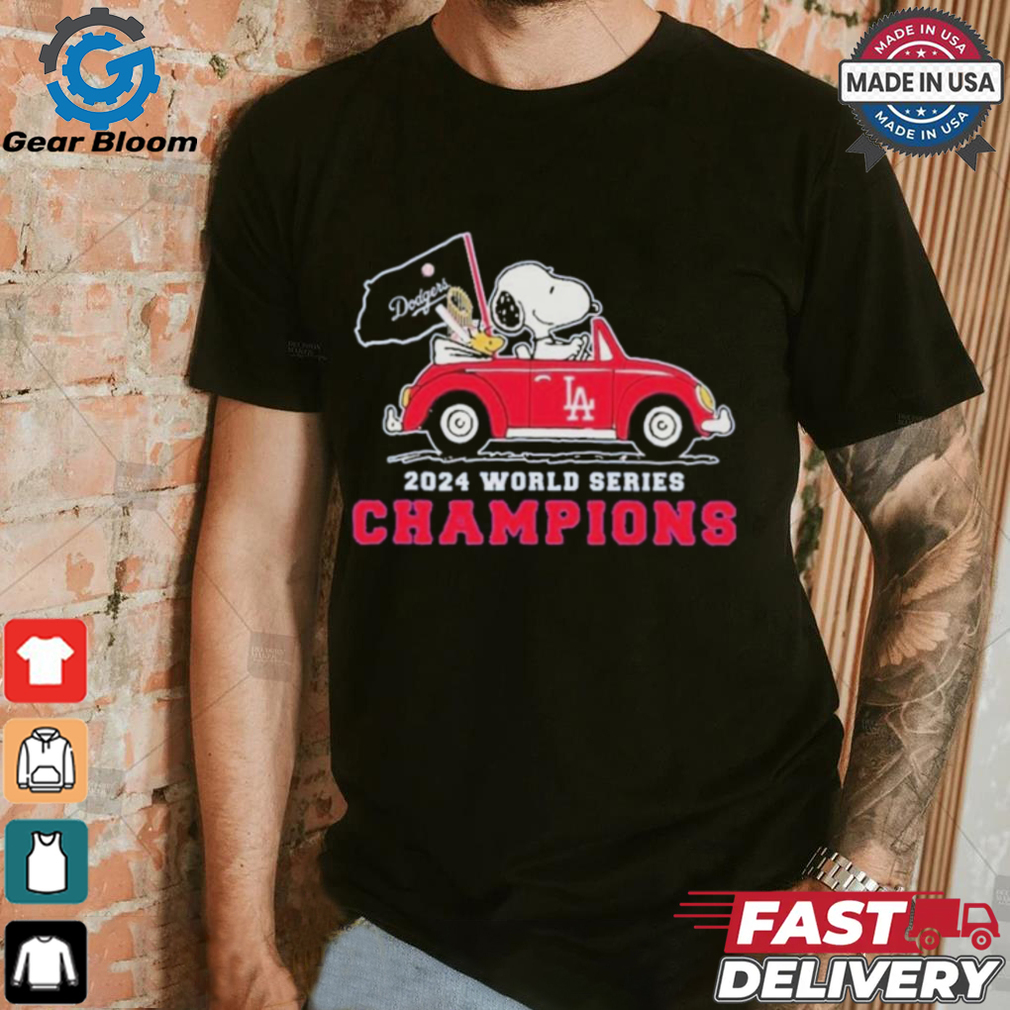 Official Los Angeles Dodgers x Snoopy 2024 World Series Champions T Shirt Official Los Angeles Dodgers x Snoopy 2024 World Series Champions T Shirt