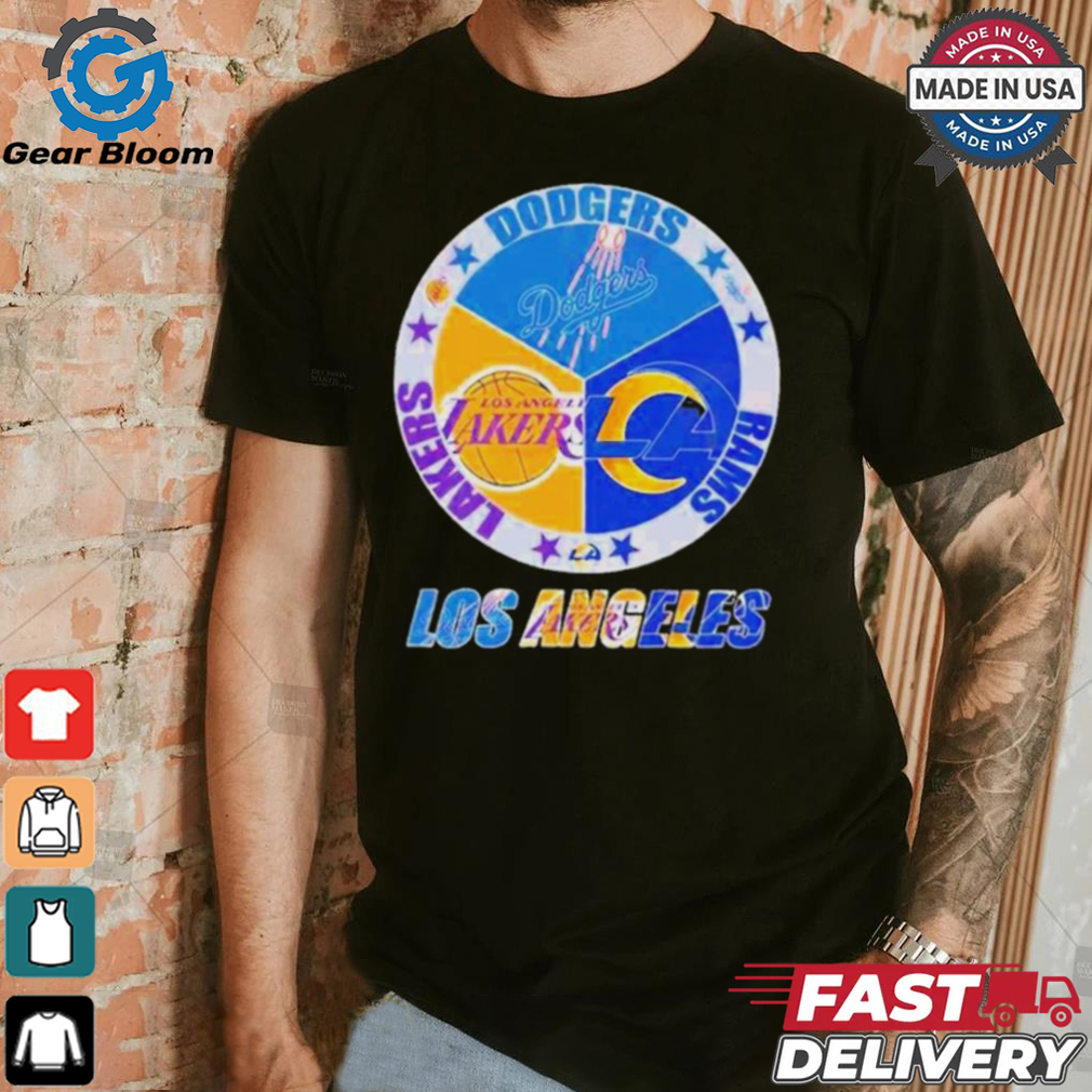 Official Los Angeles Team Sport Los Angeles Dodgers Los Angeles Lakers And Los Angeles Rams 2024 Shirt Official Los Angeles Team Sport Los Angeles Dodgers Los Angeles Lakers And Los Angeles Rams 2024 Shirt