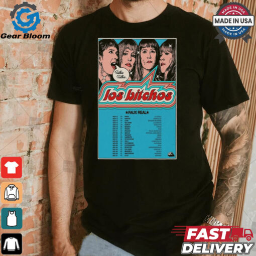 Official Los Bitchos Tour EU &UK November & December 2024 Poster Shirt