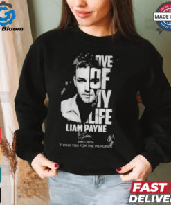 Official Love Of My Life Liam Payne 1993 2024 Thank You For The Memories T Shirt