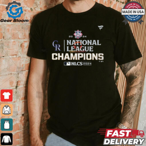 Official MLB Baseball National League Champions NLCS 2024 Colorado Rockies t shirt