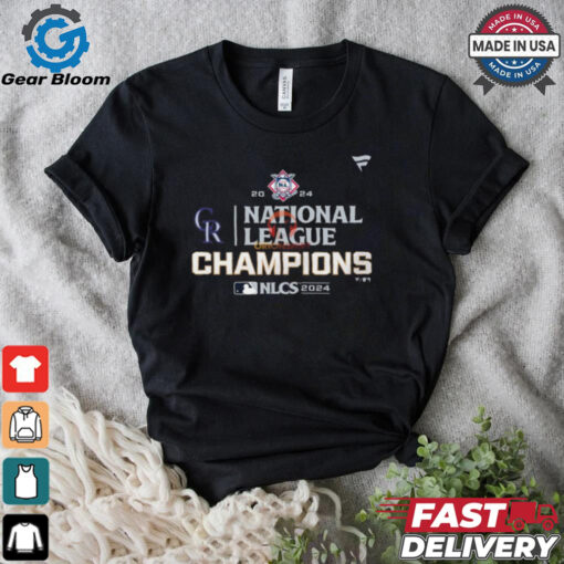 Official MLB Baseball National League Champions NLCS 2024 Colorado Rockies t shirt