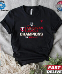 Official MLB Minnesota Twins 2024 ALCS American League Champions Locker Room t shirt