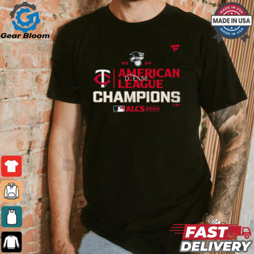 Official MLB Minnesota Twins 2024 ALCS American League Champions Locker Room t shirt