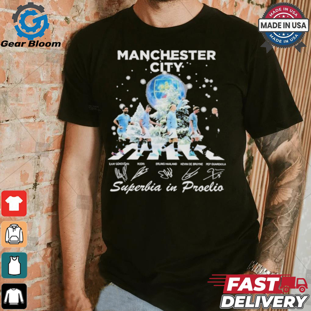 Official Manchester City 2024 Christmas Superbia In Proelio All Or Nothing T Shirt Official Manchester City 2024 Christmas Superbia In Proelio All Or Nothing T Shirt