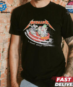 Official Metallica Sleigh Holiday 1 Night World Tour Christmas shirt