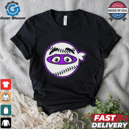 Official Mets Pitching Ninja Grimace Shirt