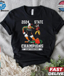 Official Miami Hurricanes 2024 2 Sided Canes State Champions Shirt