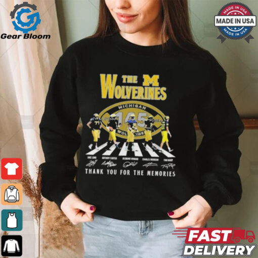 Official Michigan Wolverines Thank You For The Memories Of 145 Years The Wolverines T Shirt