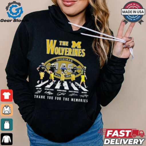 Official Michigan Wolverines Thank You For The Memories Of 145 Years The Wolverines T Shirt