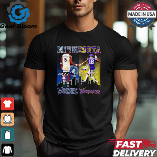 Official Minnesota Edwards Wolves x Jefferson Vikings shirt