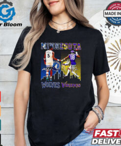 Official Minnesota Edwards Wolves x Jefferson Vikings shirt