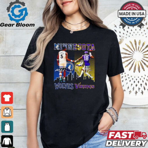 Official Minnesota Edwards Wolves x Jefferson Vikings shirt