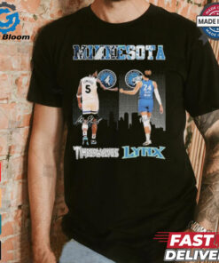 Official Minnesota Timberwolves Minnesota Lynx True Basketball Spirit T Shirt