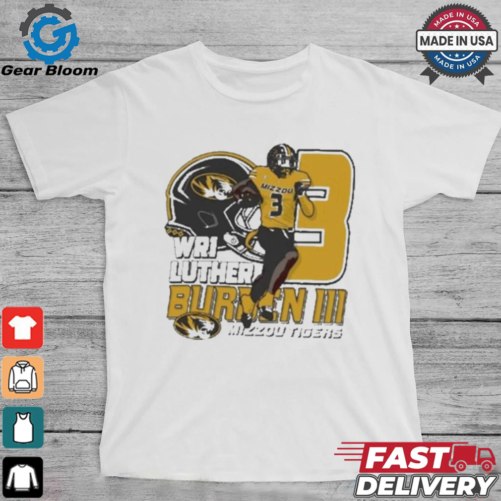 Official Mizzou Tigers NIL 2024 Football Luther Burden III WR1 shirt Official Mizzou Tigers NIL 2024 Football Luther Burden III WR1 shirt
