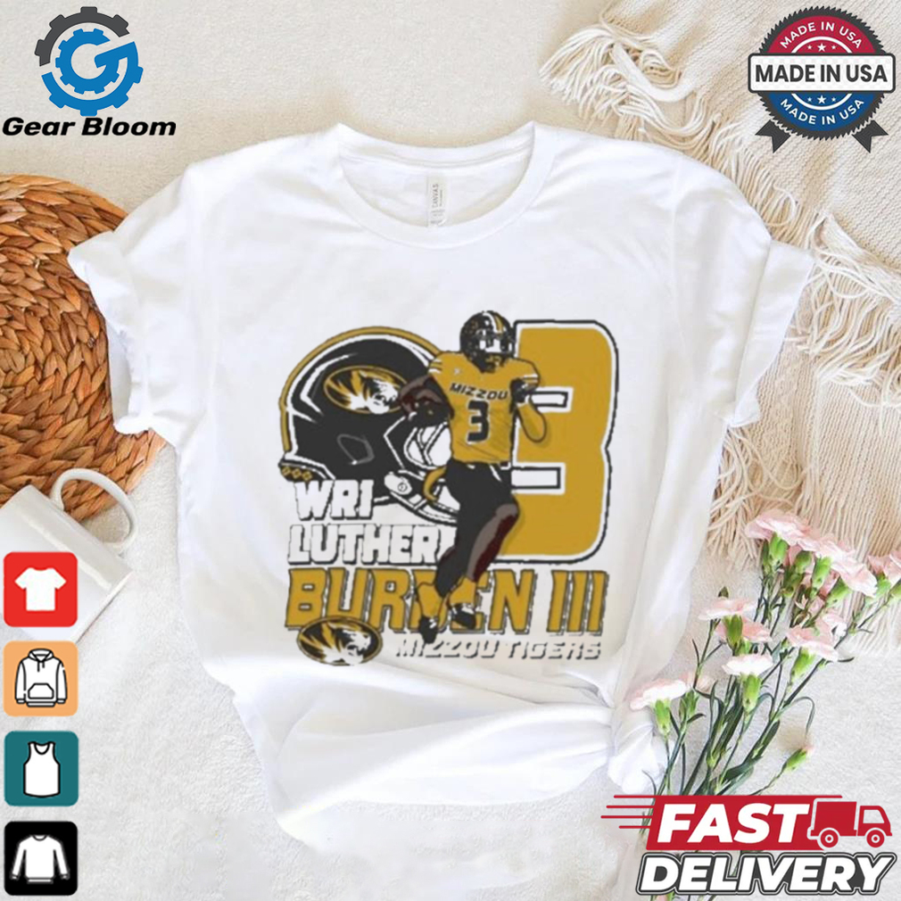 Official Mizzou Tigers NIL 2024 Football Luther Burden III WR1 shirt Official Mizzou Tigers NIL 2024 Football Luther Burden III WR1 shirt
