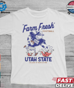 Official Mootah State Farm Fresh Football Utah State College Of Agriculture Graphic t shirt