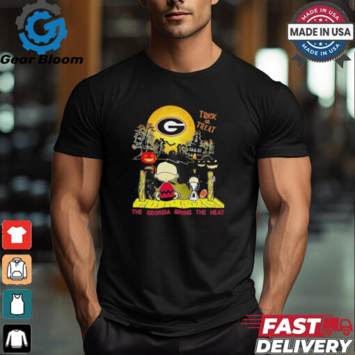 Official NCAA Georgia Bulldogs Snoopy Bring The Heat 2024 T Shirt
