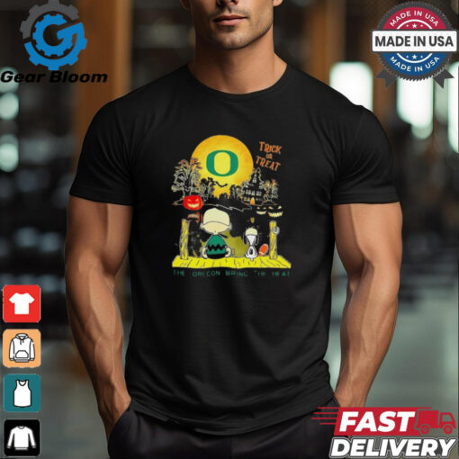 Official NCAA Oregon Ducks Snoopy Bring The Heat 2024 T Shirt