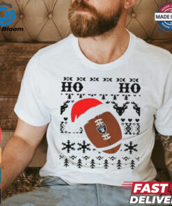 Official NFL Las Vegas Raiders Football Santa Claus Ho Ho Ho Christmas 2024 Shirt