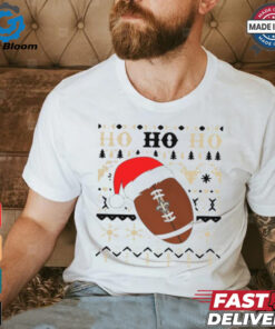 Official NFL New Orlean Saints Football Santa Claus Ho Ho Ho Christmas 2024 Shirt