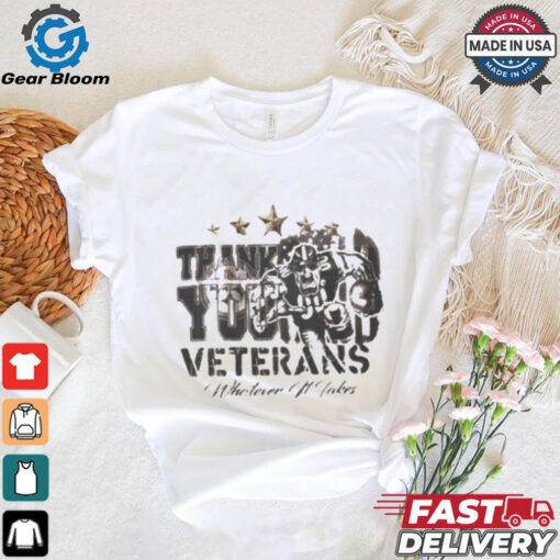 Official NFL Pittsburgh Steelers Thank You Veterans Whatever It Takes t shirt