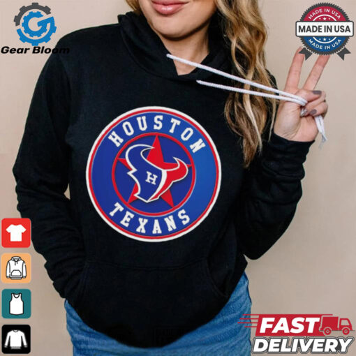 Official NFL x MLB Houston Texans X Houston Astros Logo Mash Shirt