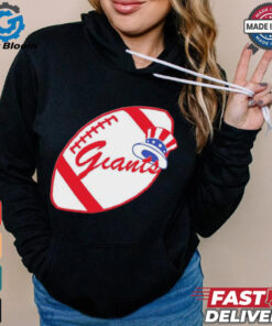 Official NFL x MLB New York Giants X New York Yankees Logo Mash Shirt