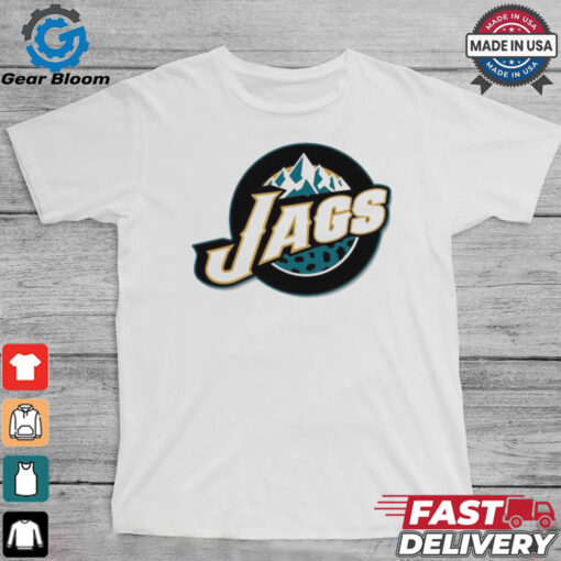Official NFL x NBA Jacksonville Jaguars X Utah Jazz Logo Mash Shirt