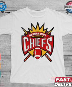 Official NFL x NBA Kansas City Chiefs X Sacramento Kings Logo Mash Shirt