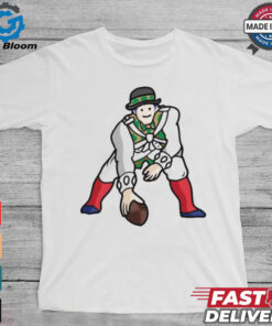 Official NFL x NBA Patriots X Celtics Logo Mash Combine Shirt