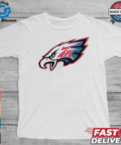 Official NFL x NBA Philadelphia Eagles X Philadelphia 76ers Logo Mash Shirt