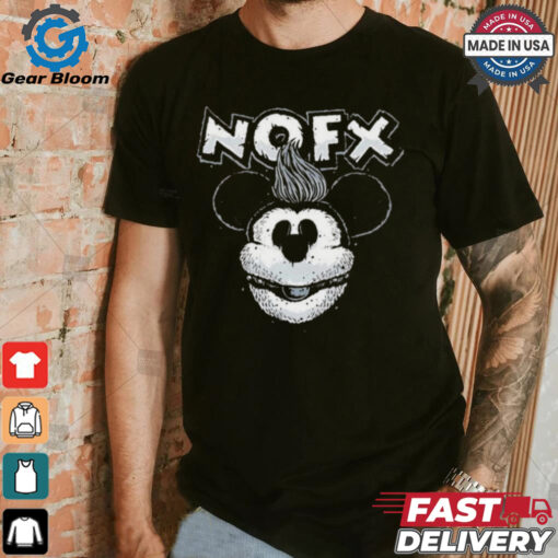 Official NOFX The Final Shows Kinky Willie Tee In San Pedro California On October 4 5 6 2024 Mickey Mouse Inspired Shirt