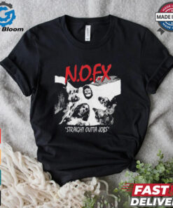 Official NOFX The Final Shows Straight Outta Jobs Tee In San Pedro California On October 4 5 6 2024 NWA Straight Outta Compton Inspired Shirt