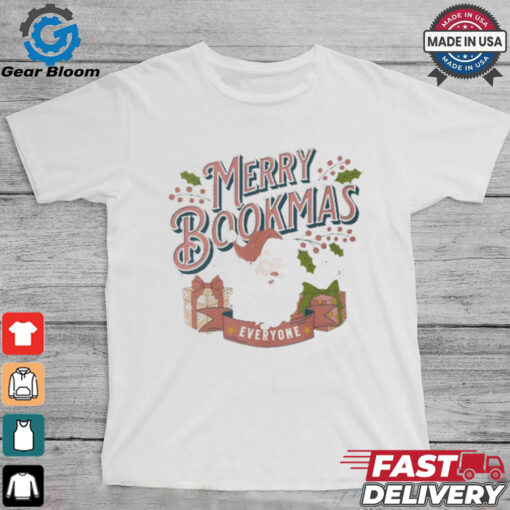 Official New Merry Bookmas Christmas 2024 t shirt