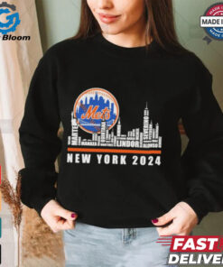 Official New York 2024 Skyline X New York Mets Baseball Shirt