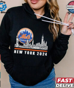 Official New York 2024 Skyline X New York Mets Baseball Shirt