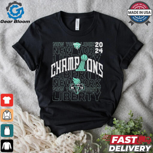 Official New York Liberty 2024 WNBA Finals Champions Evolve Pullover Shirt