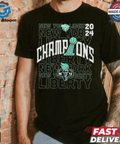 Official New York Liberty 2024 WNBA Finals Champions Evolve Pullover Shirt