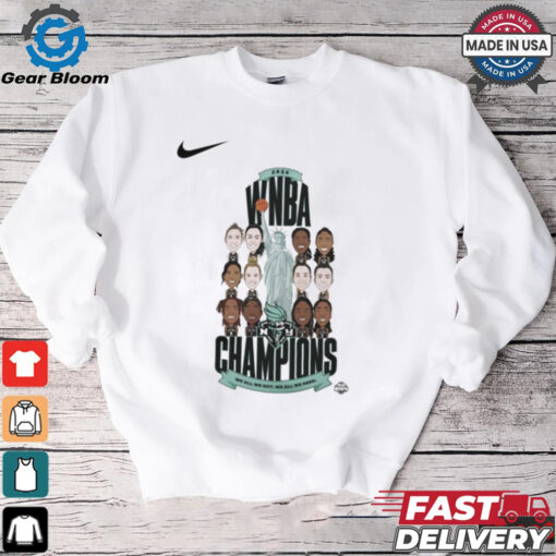 Official New York Liberty 2024 WNBA Finals Champions We All We Got We All We Need Shirt