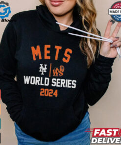 Official New York Mets Nike 2024 World Series Arched Lockup Shirt