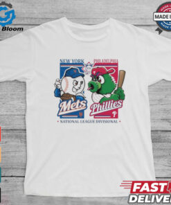 Official New York Mets vs Philadelphia Phillies 2024 National League Divisional Mascot Matchup shirt