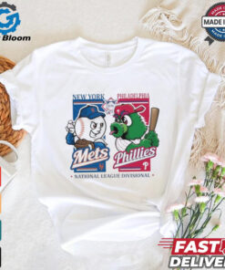 Official New York Mets vs Philadelphia Phillies 2024 National League Divisional Mascot Matchup shirt