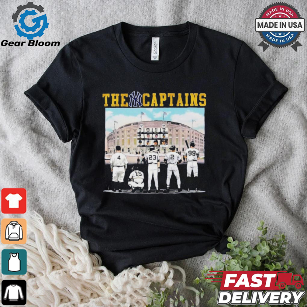 Official New York Yankees MLB Team The Captains Of All The Generations Shirt Official New York Yankees MLB Team The Captains Of All The Generations Shirt