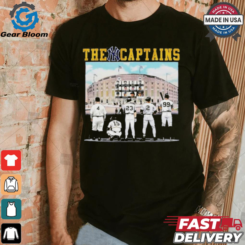 Official New York Yankees MLB Team The Captains Of All The Generations Shirt Official New York Yankees MLB Team The Captains Of All The Generations Shirt