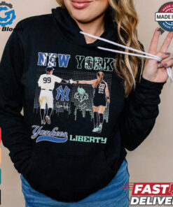 Official New York Yankees New York Liberty Pride Of New Yorker T Shirt