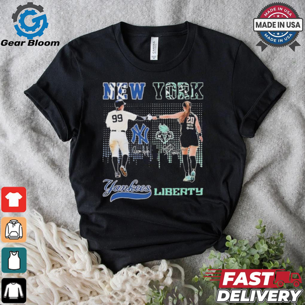 Official New York Yankees New York Liberty Pride Of New Yorker T Shirt Official New York Yankees New York Liberty Pride Of New Yorker T Shirt