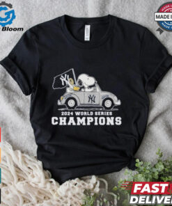 Official New York Yankees x Snoopy 2024 World Series Champions T Shirt
